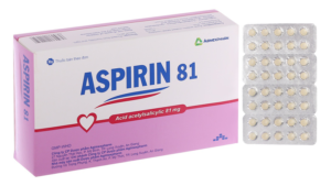 Aspirin 81 là một loại thuốc thuộc nhóm chống kết tập tiểu cầu - Ảnh minh họa từ Internet.